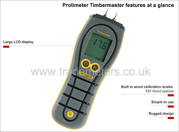 Protimeter Timbermaster - features at a glance