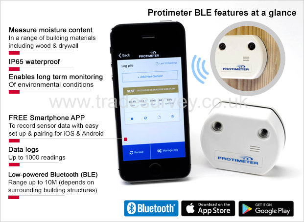 Protimeter BLE - features at a glance